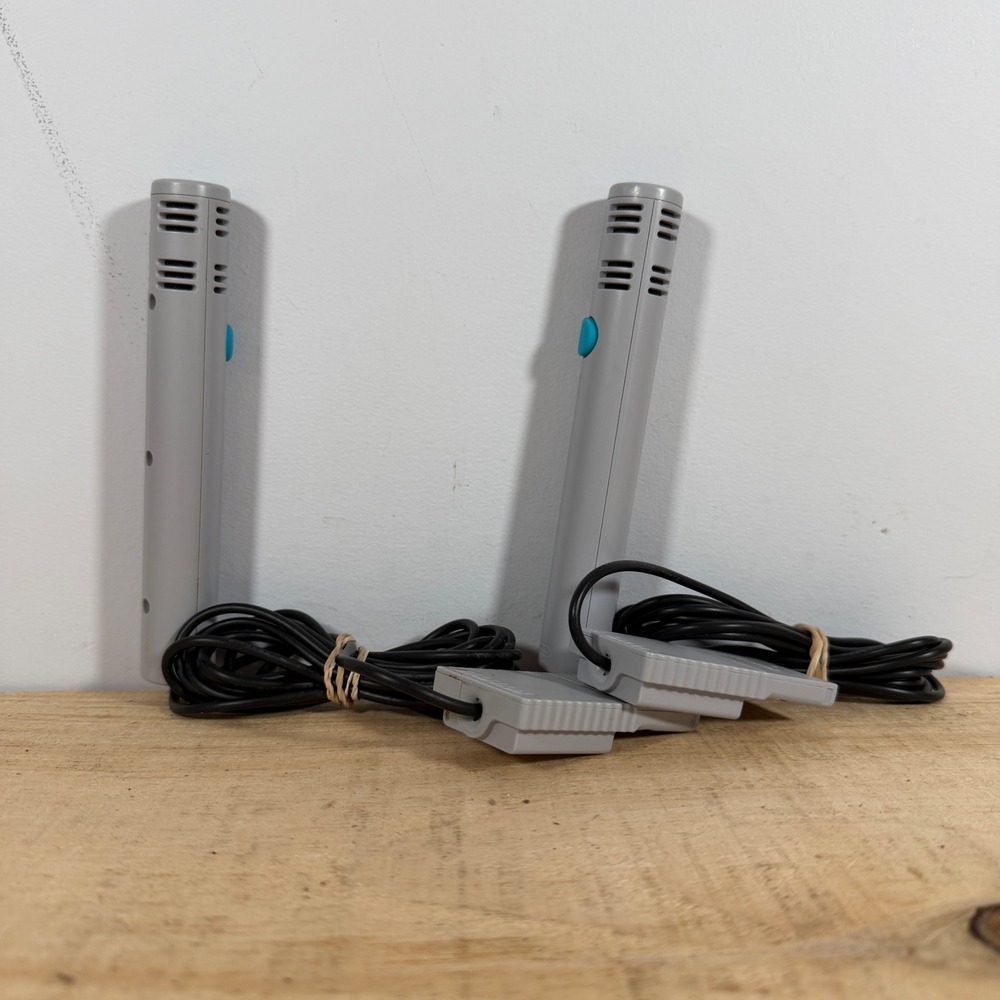 Nintendo Microphone GameCube Grey 2 Pack DOL-022 Wired Mic Mario Party